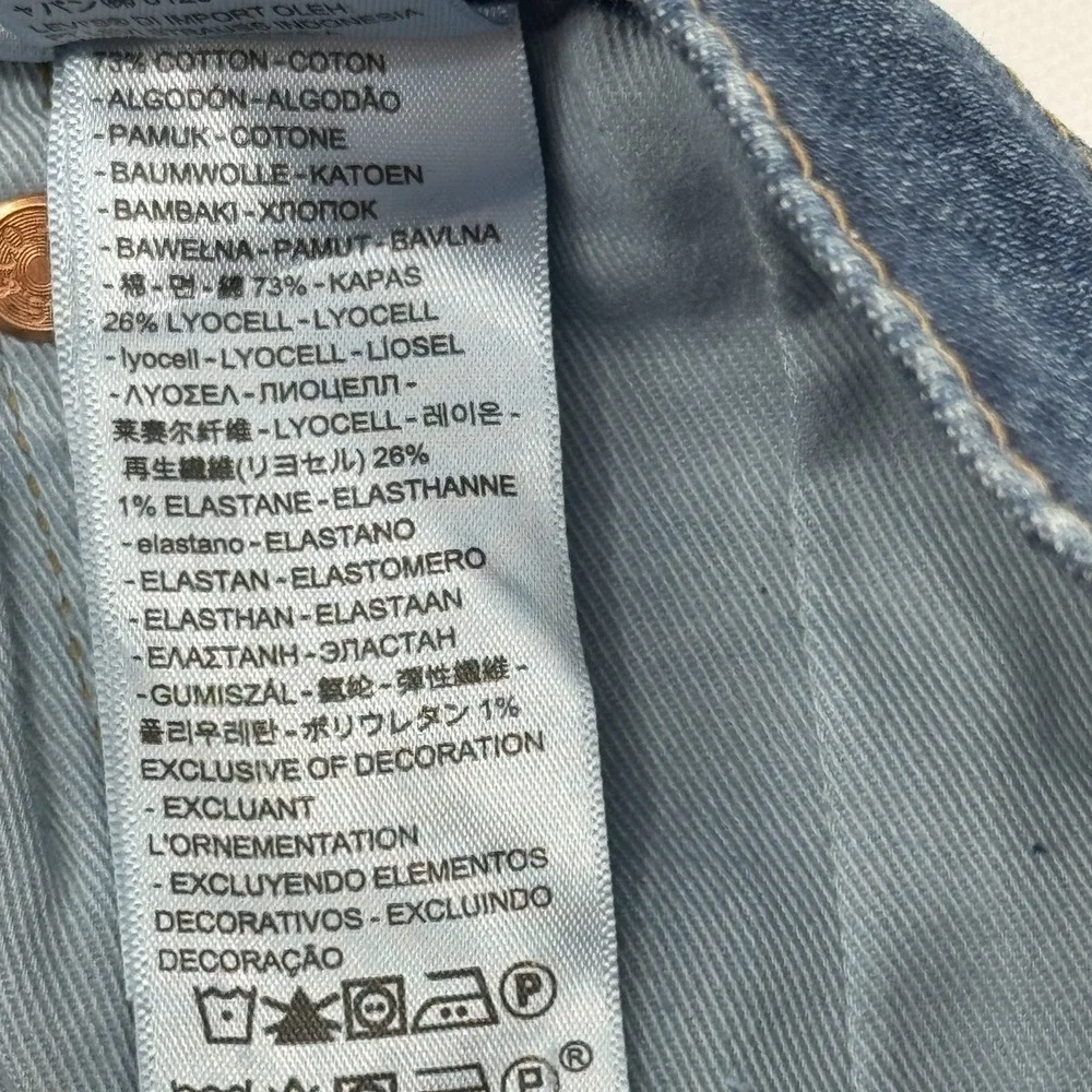 Levi's 502 Straight Leg Jeans Mens 34x32 Blue Denim‎ NWT Reclaimed Sustainable
